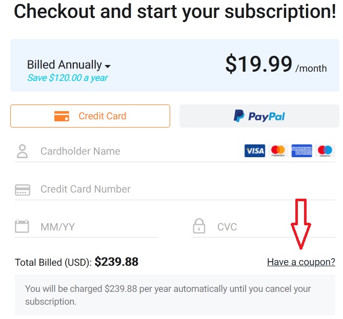 FlexClip redeem coupon code