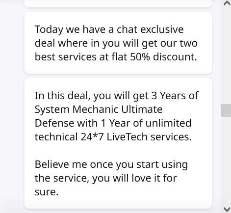 Iolo live chat support page 6