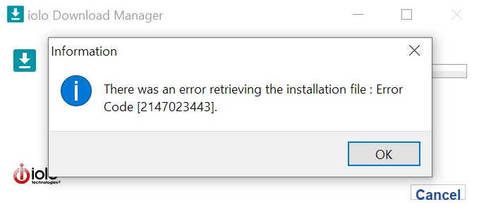 Iolo System Mechanic 23 Ultimate Defense download error: 2147023443