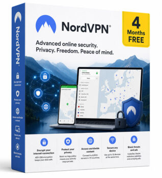 NordVPN 2 years discount with 4 months free