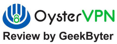 OysterVPN logo review by GeekByter