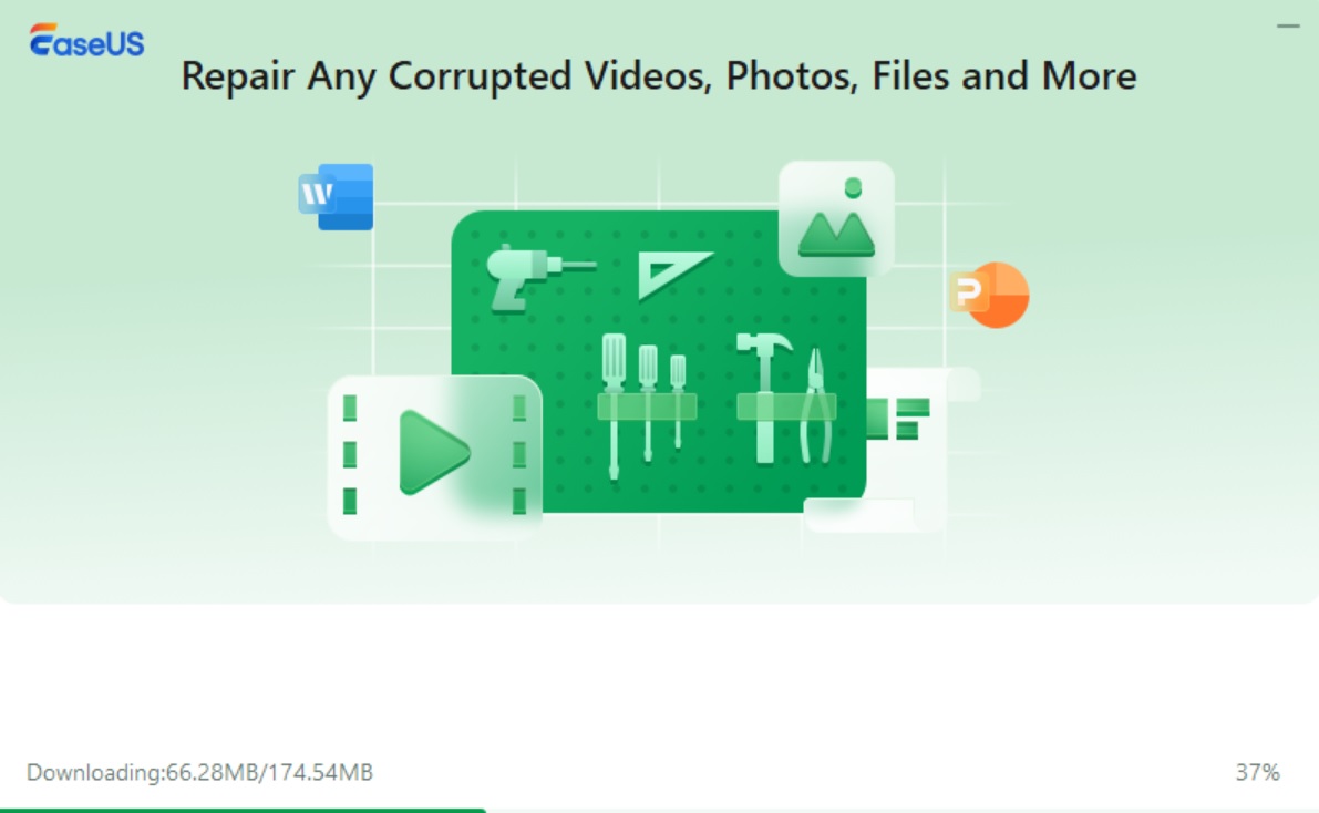 Fixo download process about 175 MB