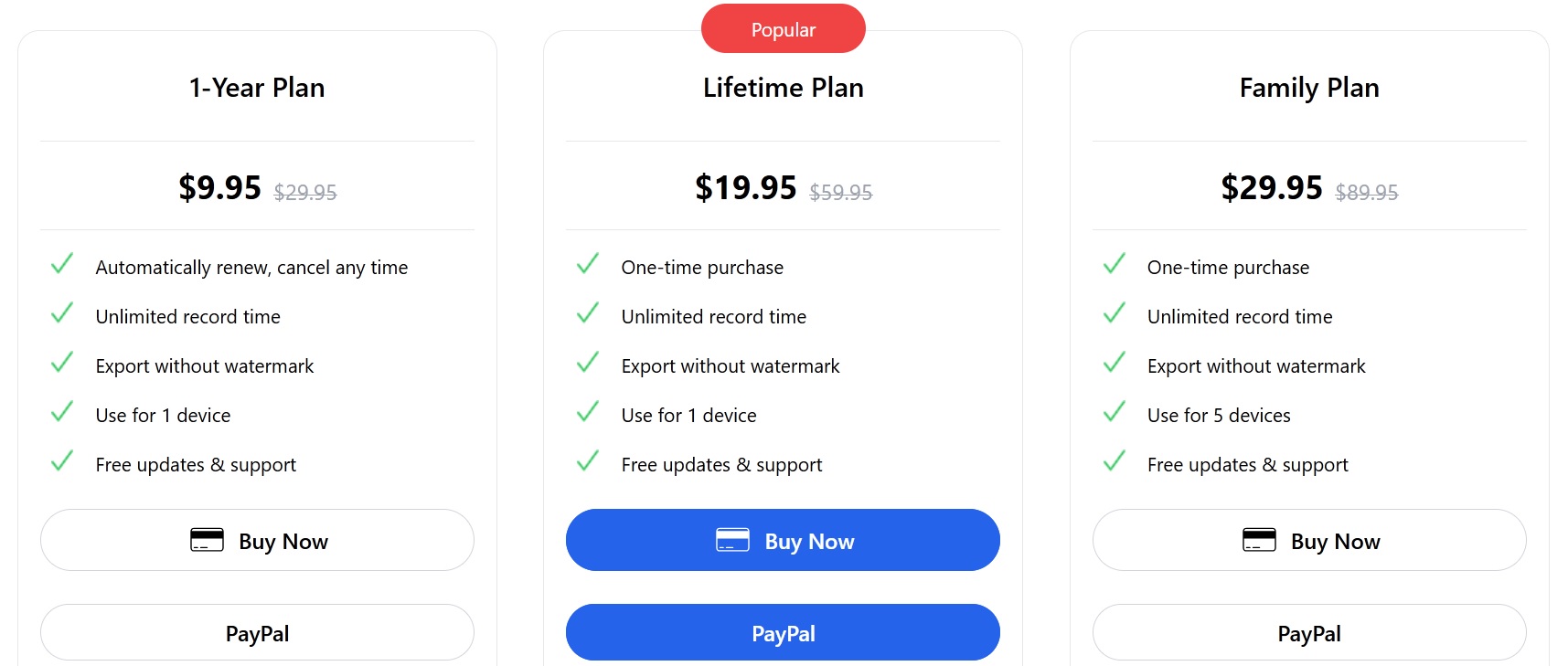 Swyshare pricing plans