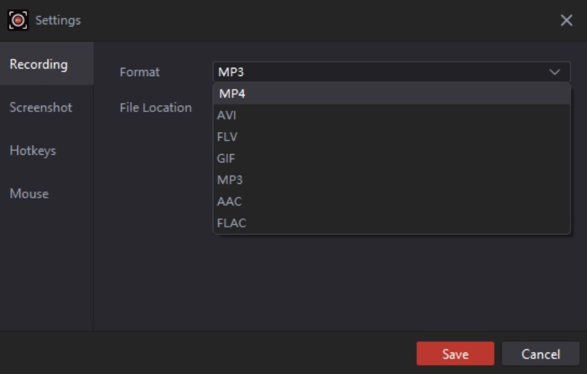Swyshare output formats