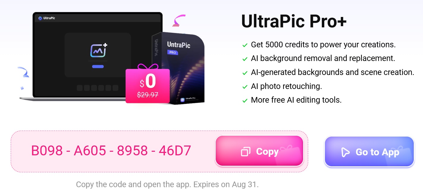UltraPic Pro+ gift code