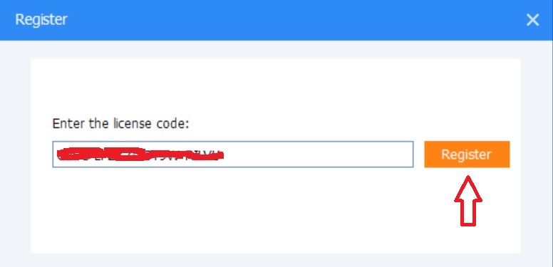 CBackup Professional giveaway activation with the gift code