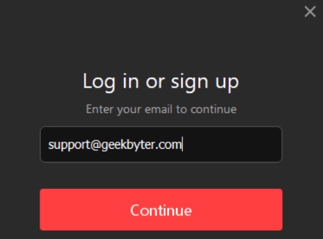 Account login