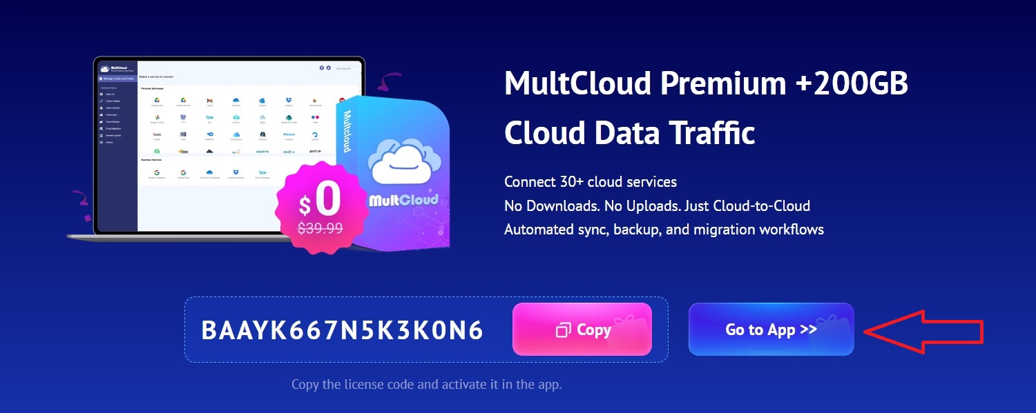 multcloud premium account free giveaway 3 months